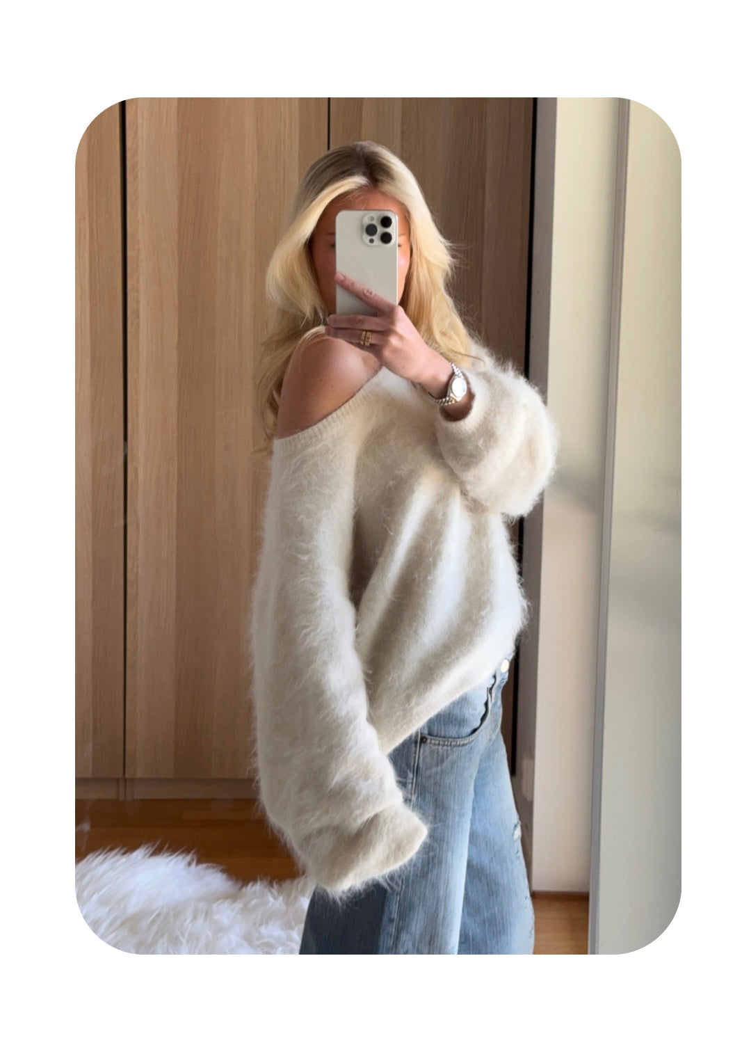 Neomi Fluffy Knit Sweater