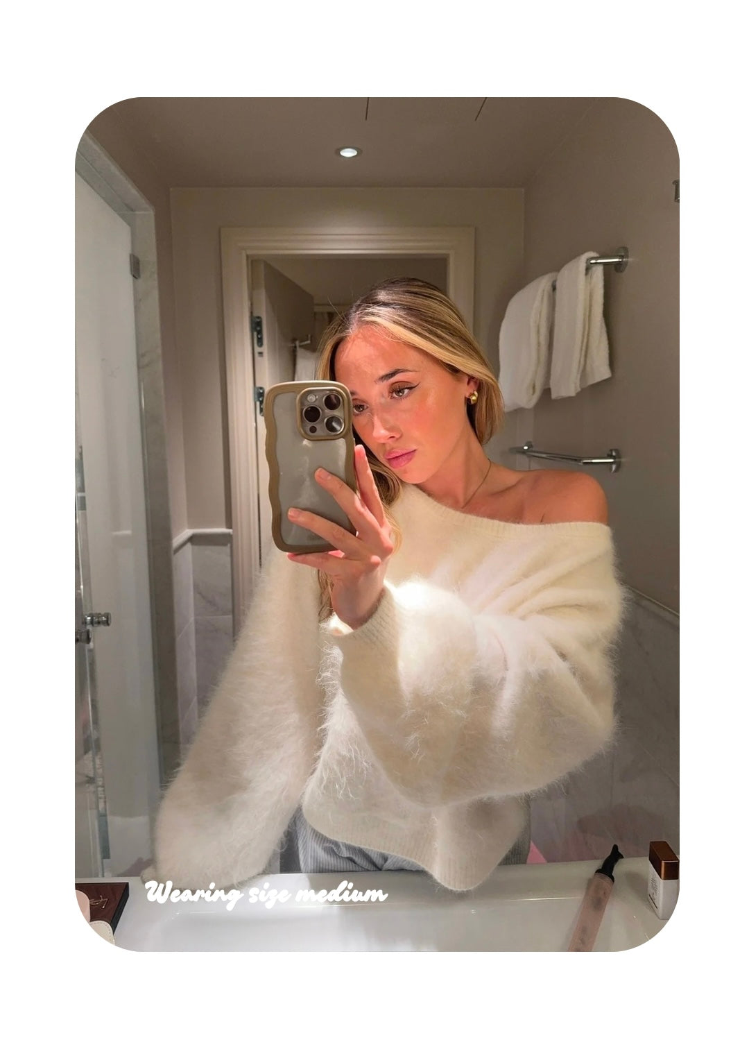 Neomi Fluffy Knit Sweater
