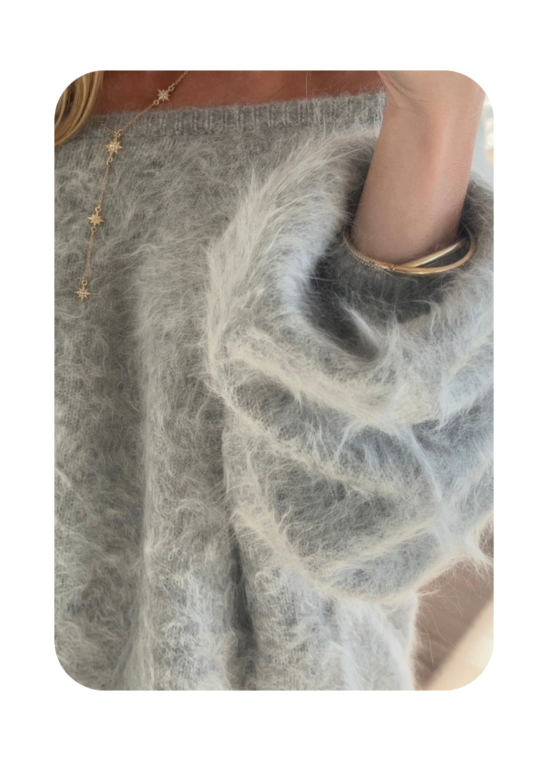 Neomi Fluffy Knit Sweater