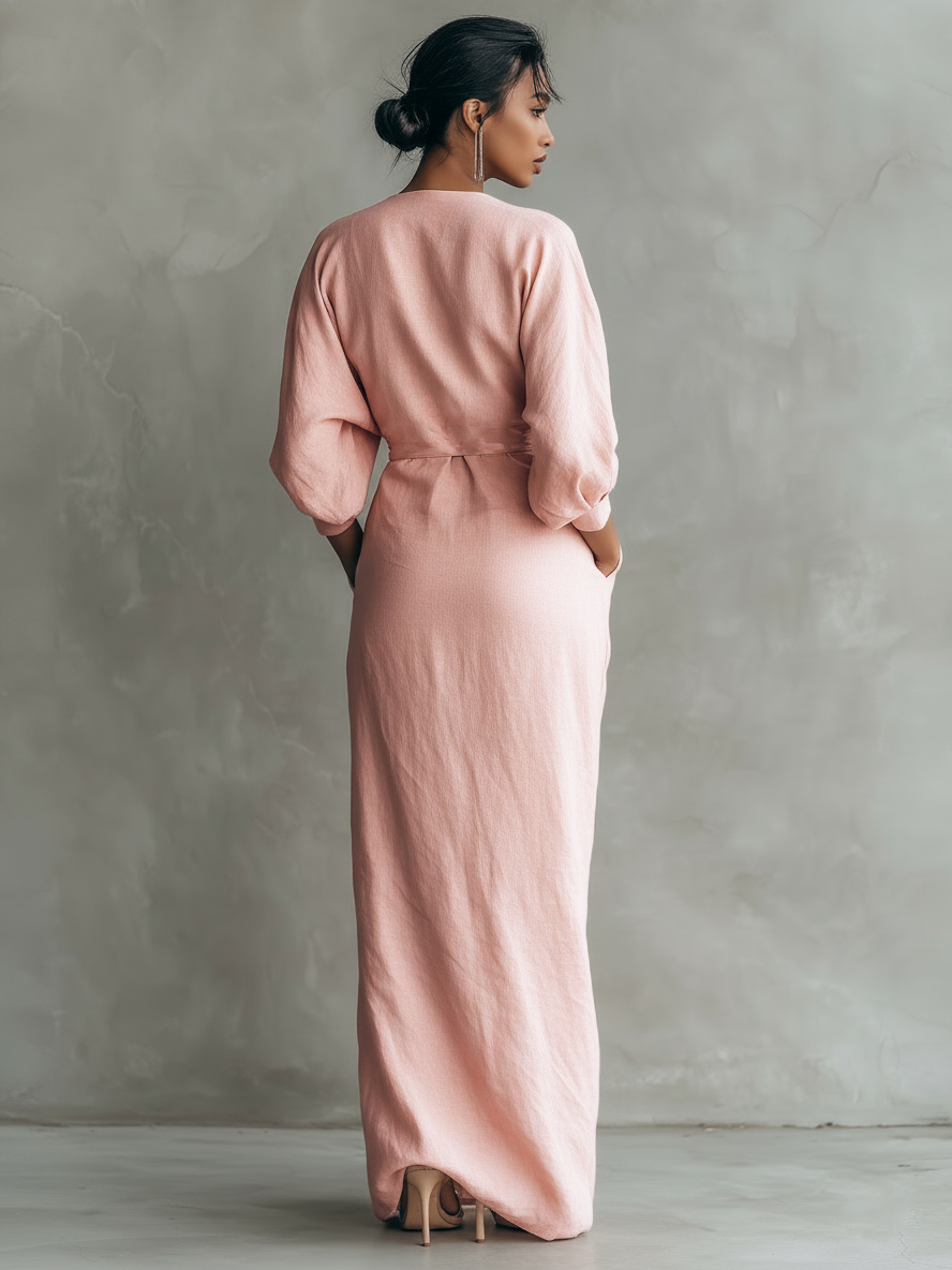 Lara Linen Maxi Dress