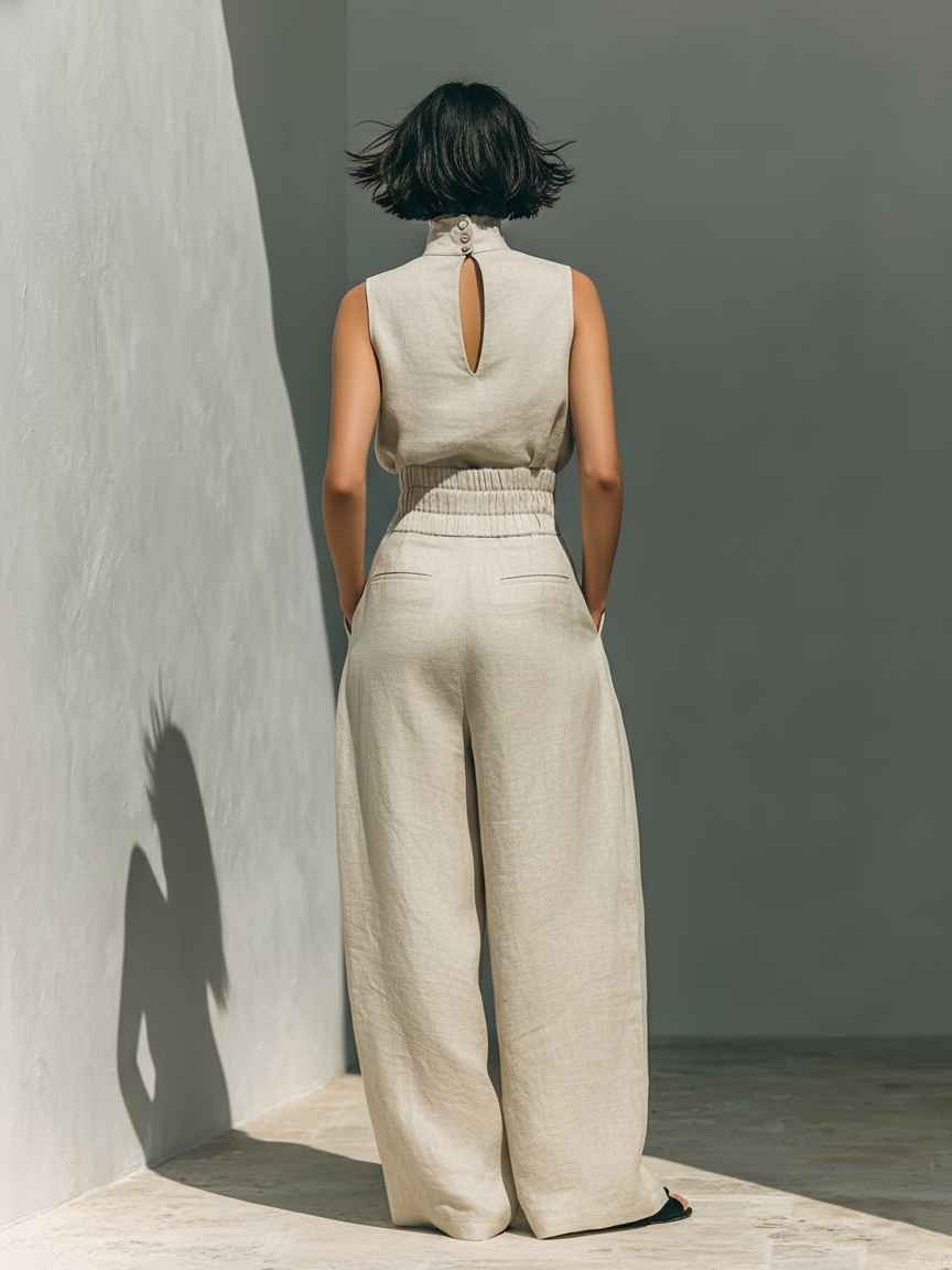 Nancy | Minimalist Linen Set