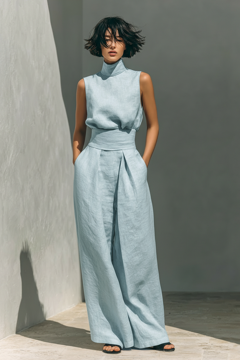 Nancy | Minimalist Linen Set