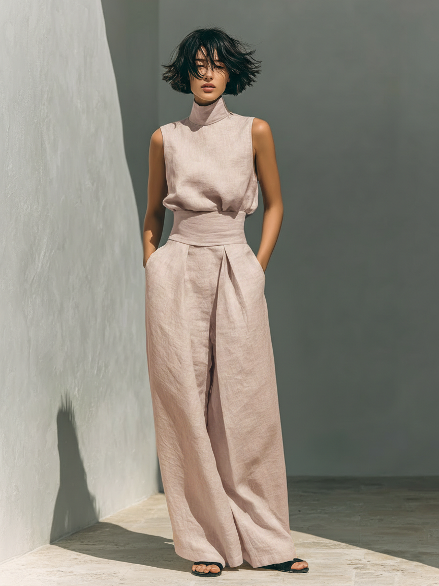 Nancy | Minimalist Linen Set