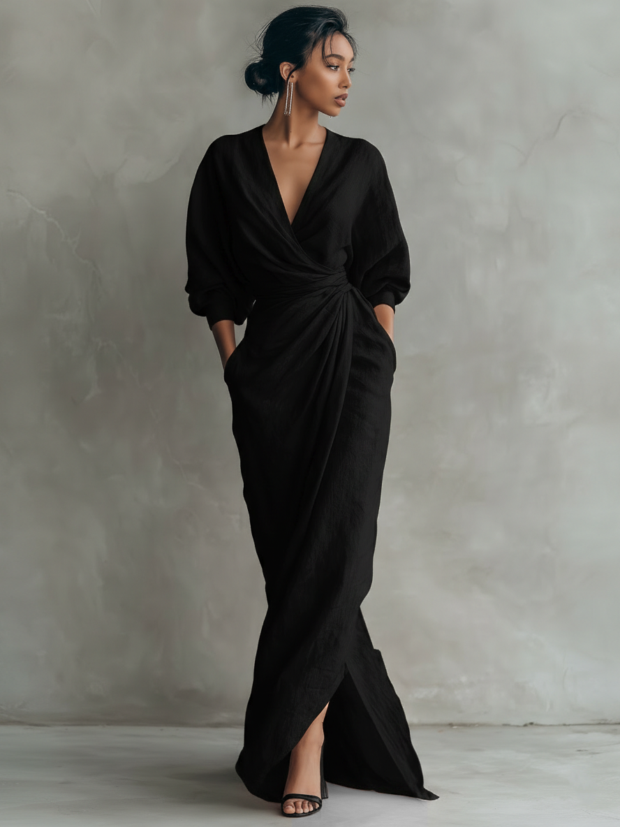 Lara Linen Maxi Dress