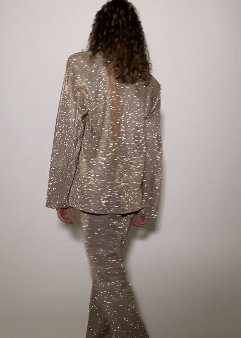 Glitter Blazer en top + GRATIS Pantalon - LOUVELLI