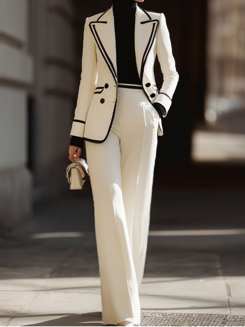 Lana - Wide Leg Two Piece Suit