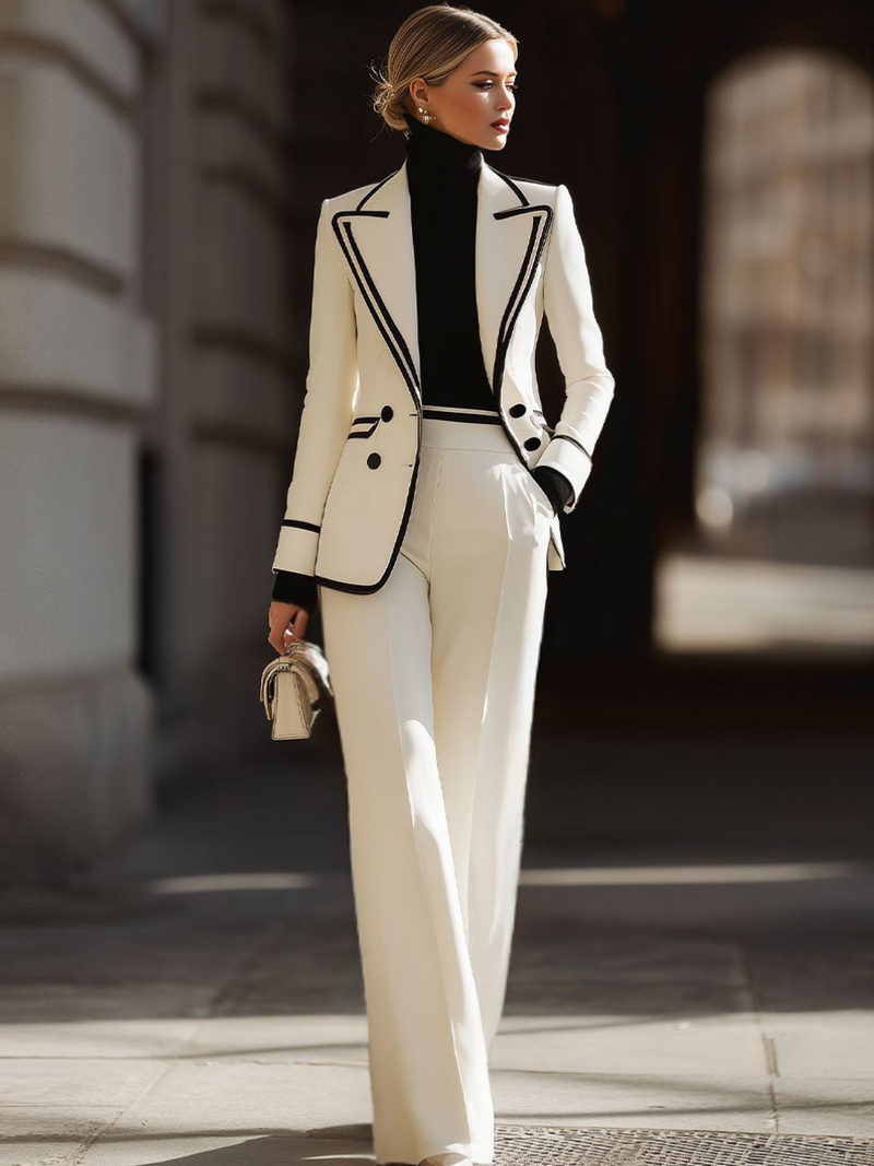 Lana - Wide Leg Two Piece Suit