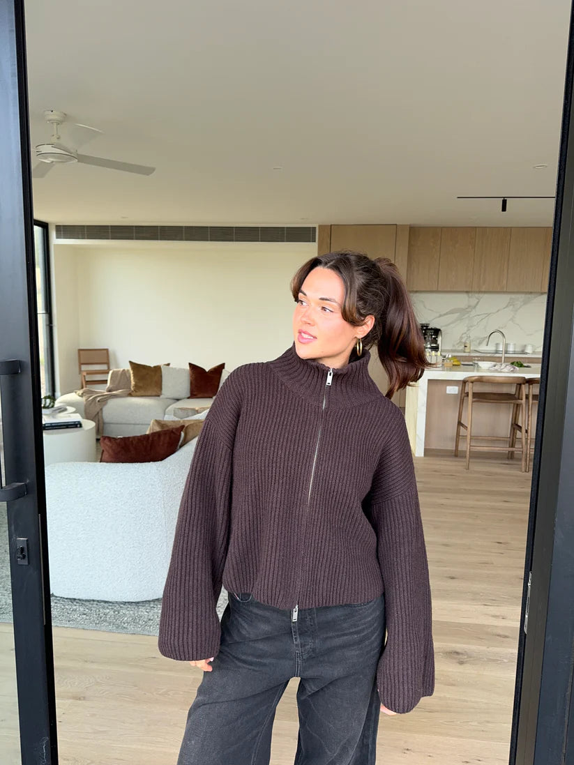 Lena Zipped Sweater
