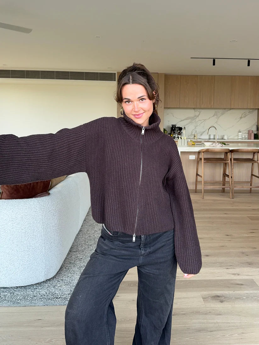 Lena Zipped Sweater