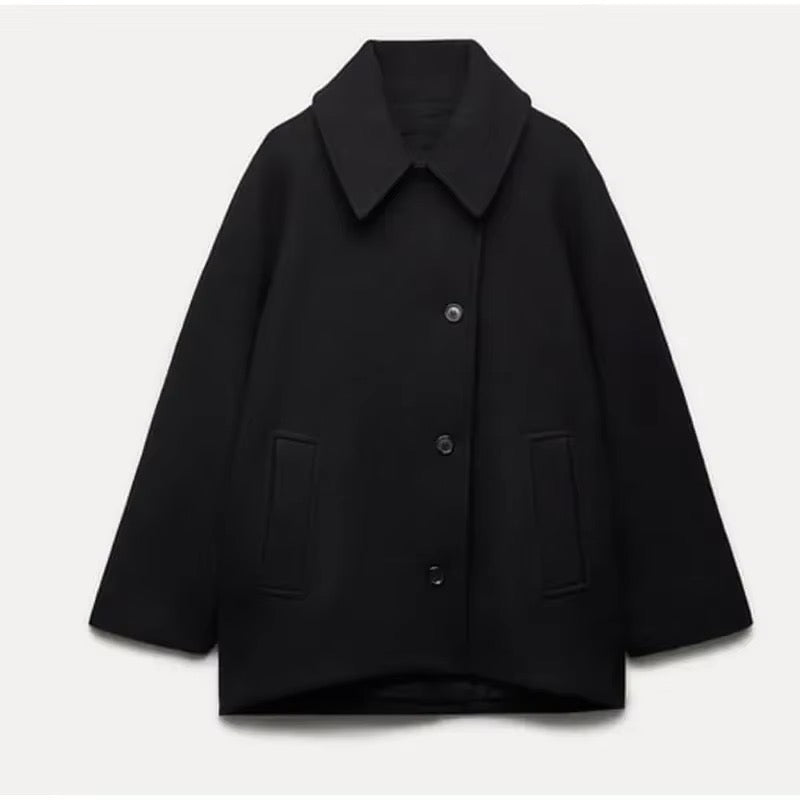 Oversized Wool Coat - LOUVELLI