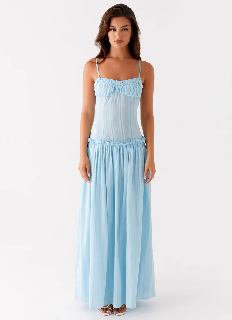 Anastasia Drop Waist Maxi Dress