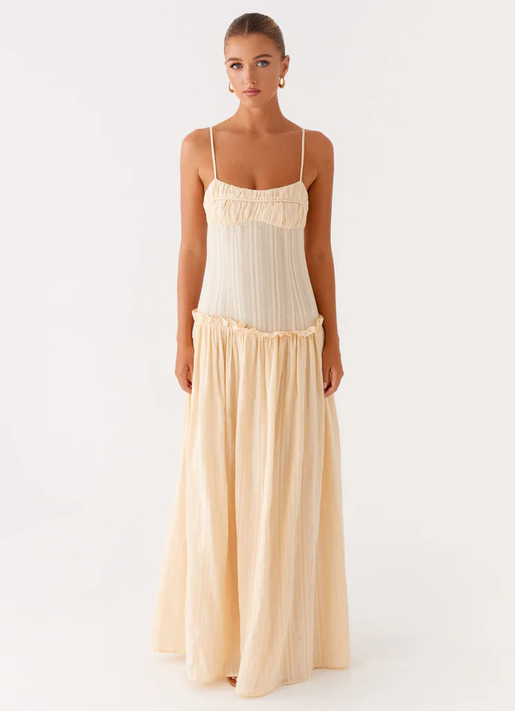 Anastasia Drop Waist Maxi Dress