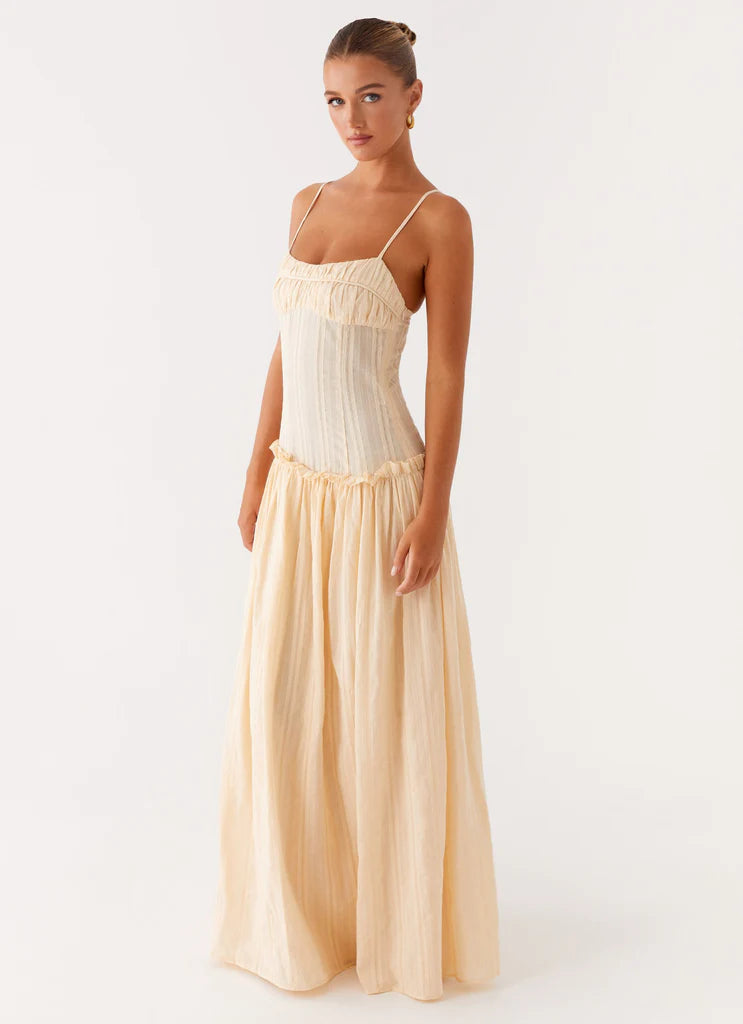 Anastasia Drop Waist Maxi Dress