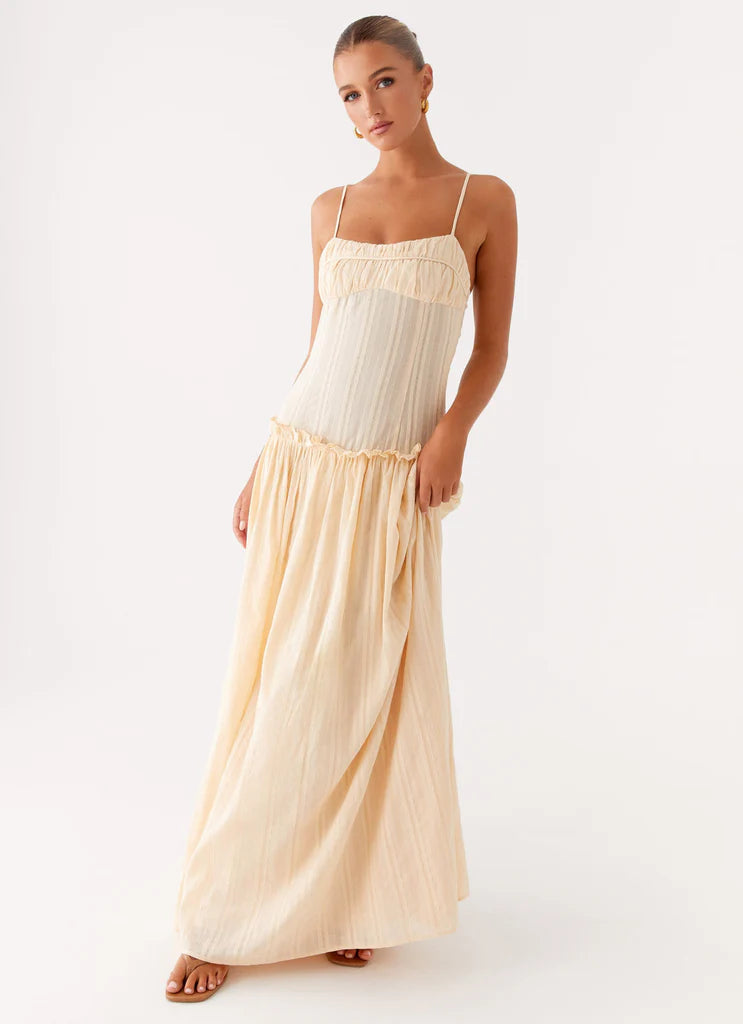 Anastasia Drop Waist Maxi Dress