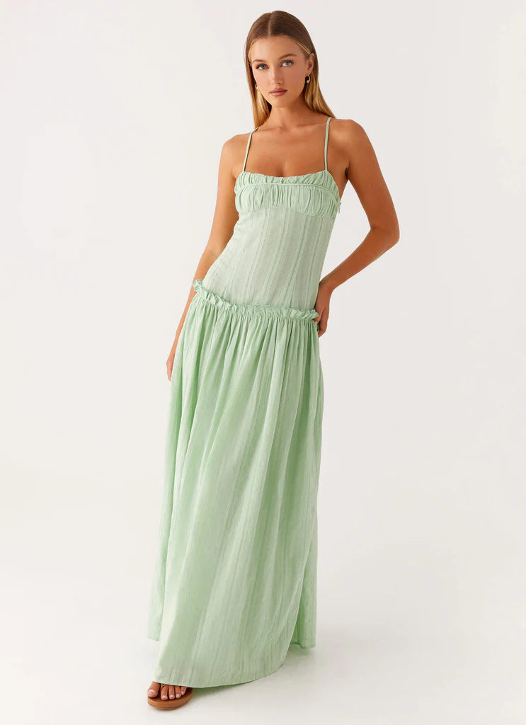 Anastasia Drop Waist Maxi Dress