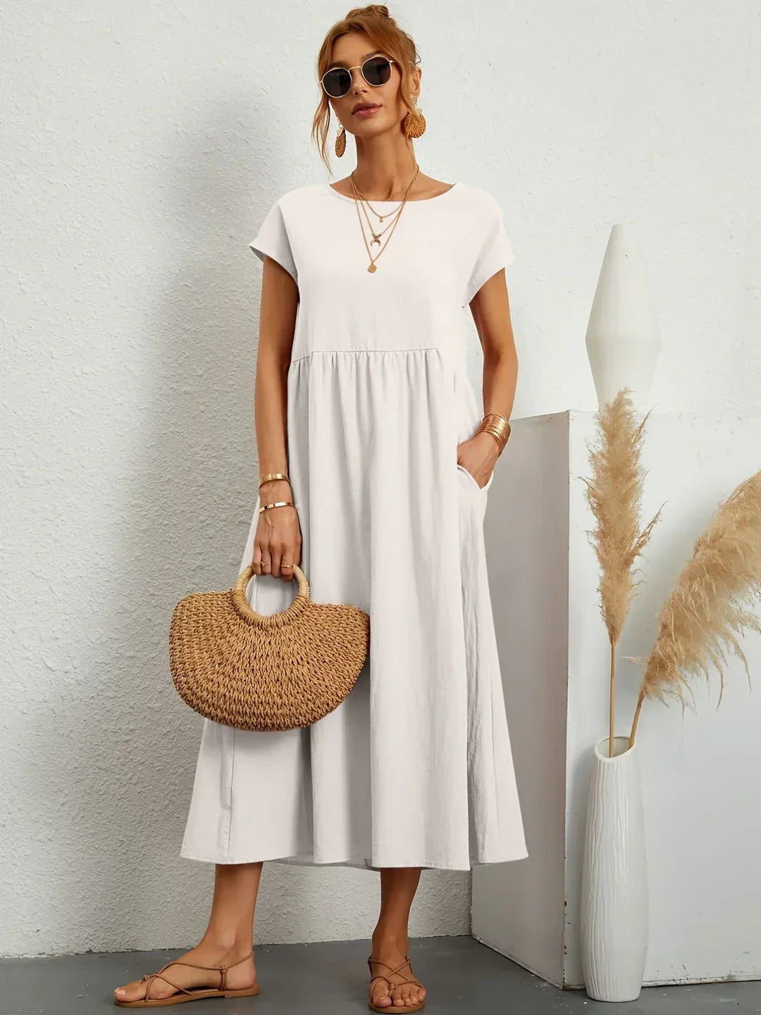 Lydia Elegant Midi Dress