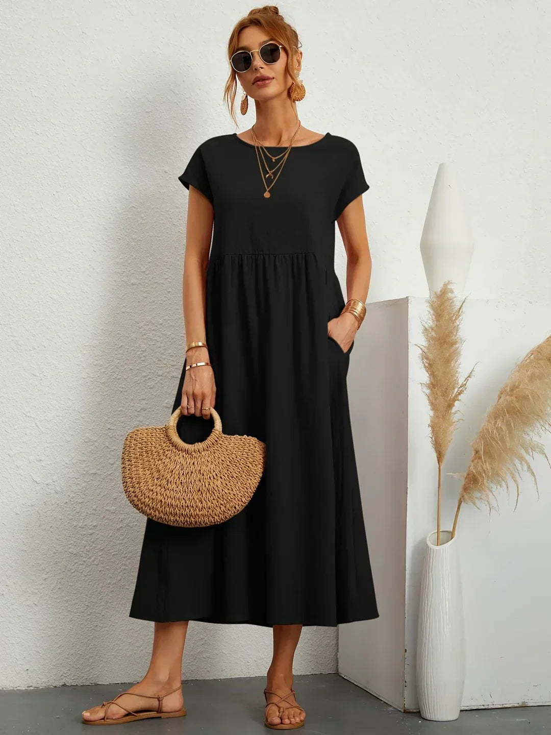 Lydia Elegant Midi Dress