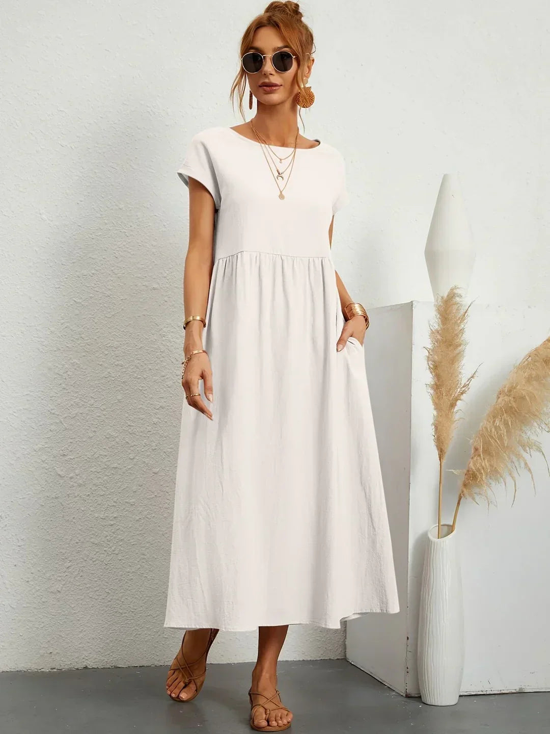 Lydia Elegant Midi Dress