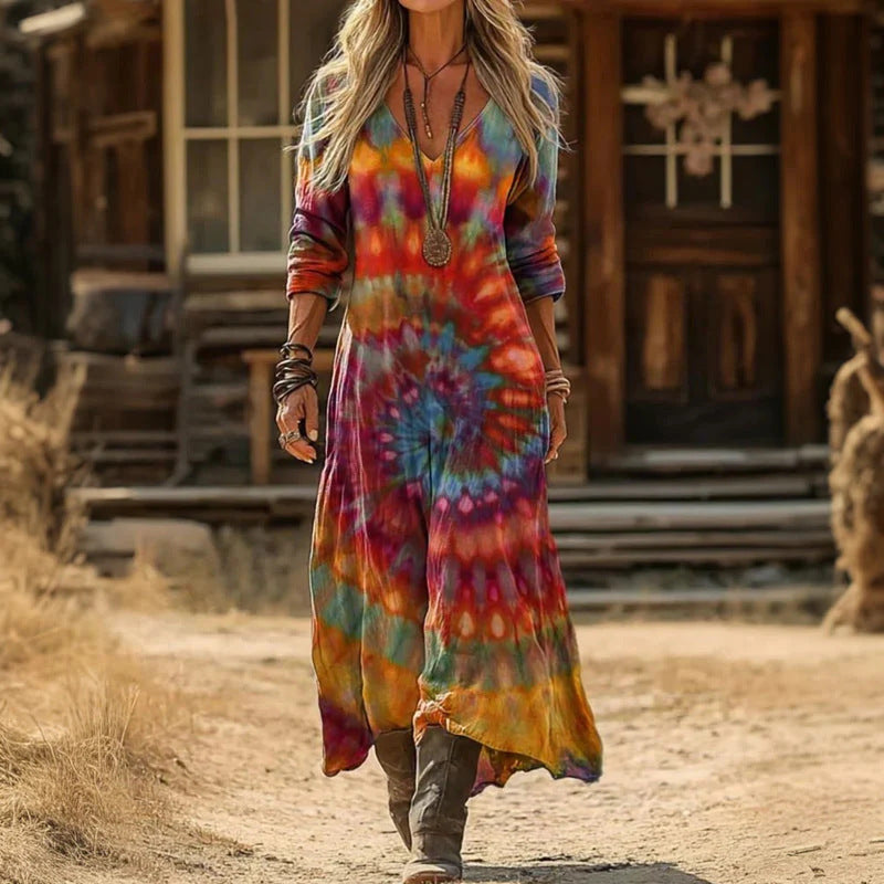 Aleeza | Long Sleeve Vintage Casual Dress