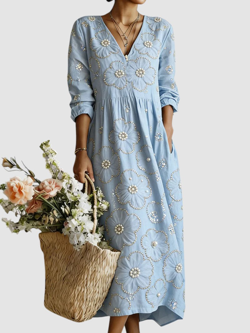 LYNA | FLORAL MIDI DRESS