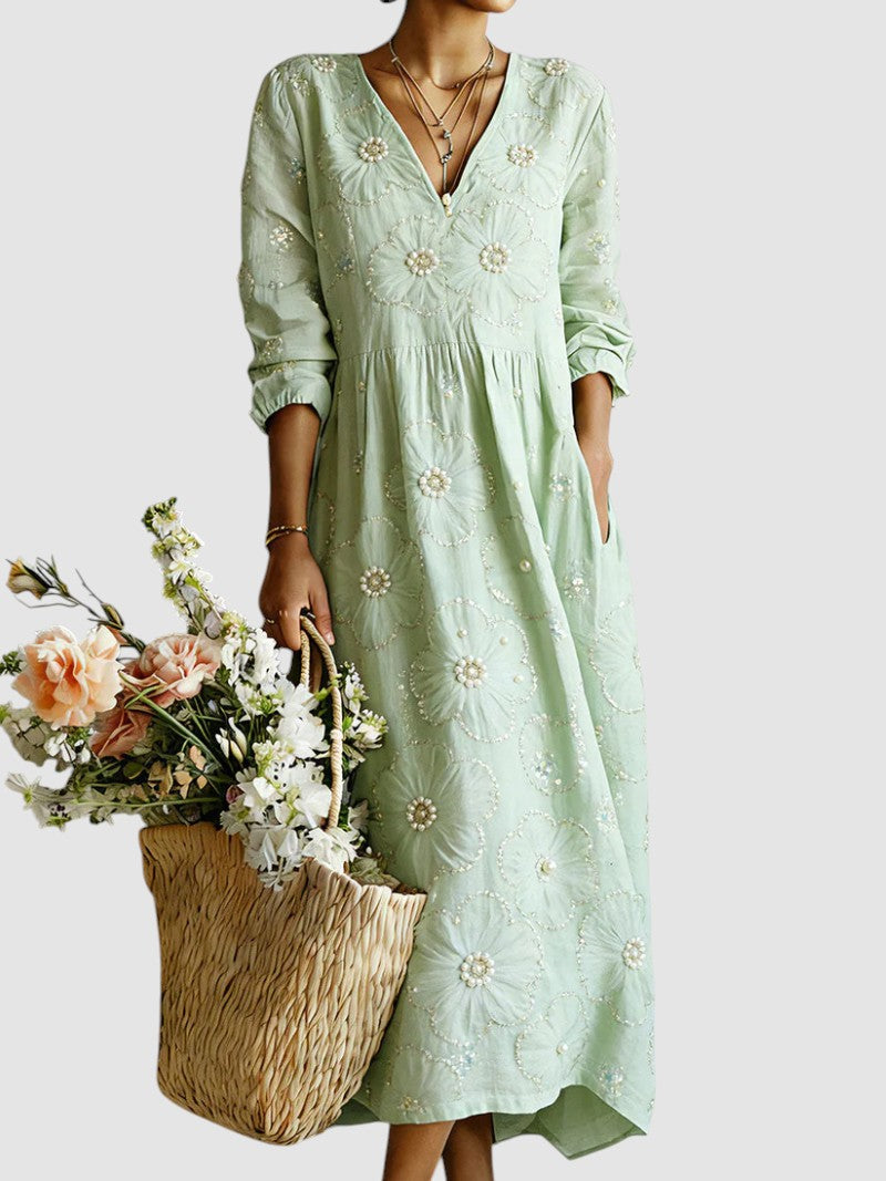 LYNA | FLORAL MIDI DRESS