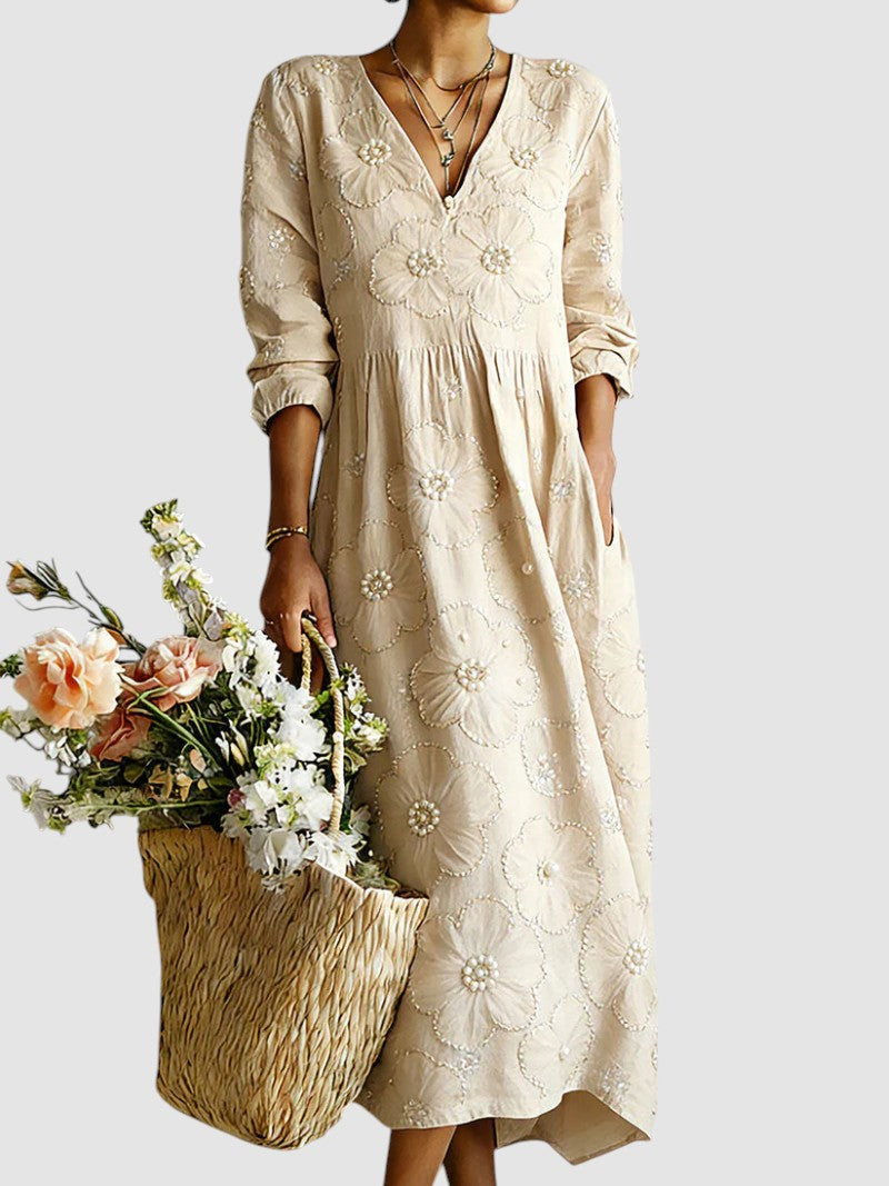 LYNA | FLORAL MIDI DRESS