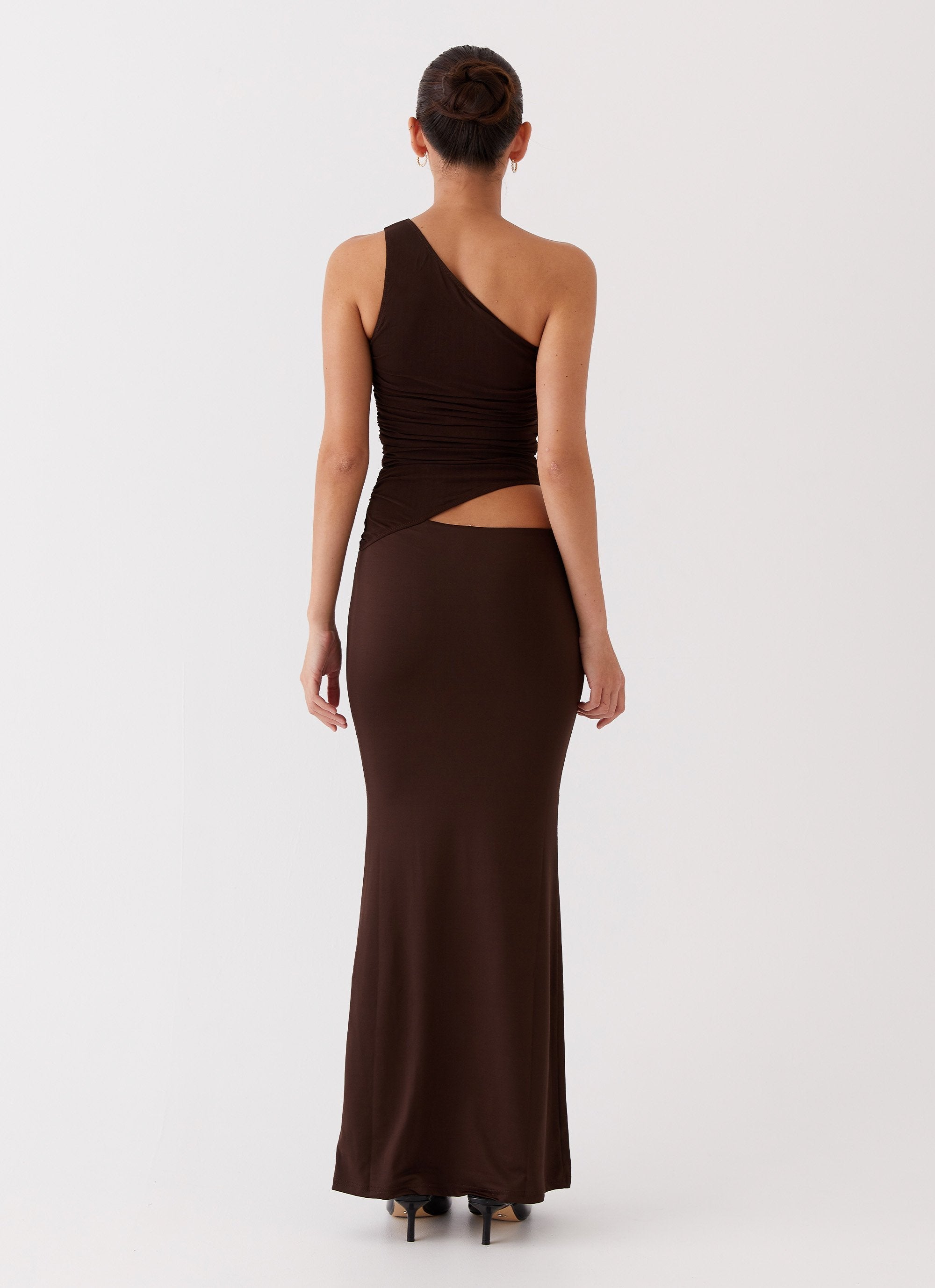 One Shoulder Maxi Dress - LOUVELLI