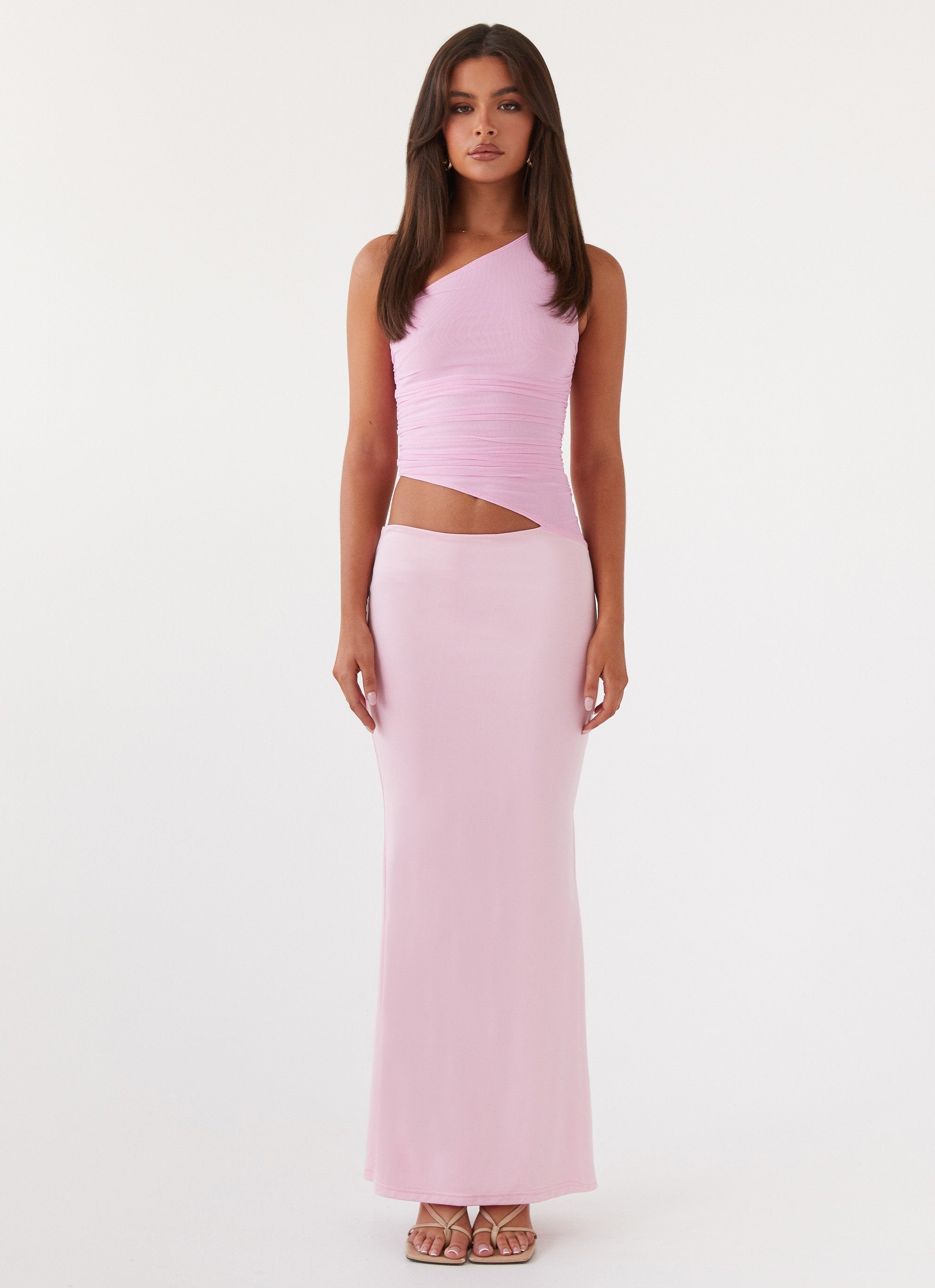 One Shoulder Maxi Dress - LOUVELLI