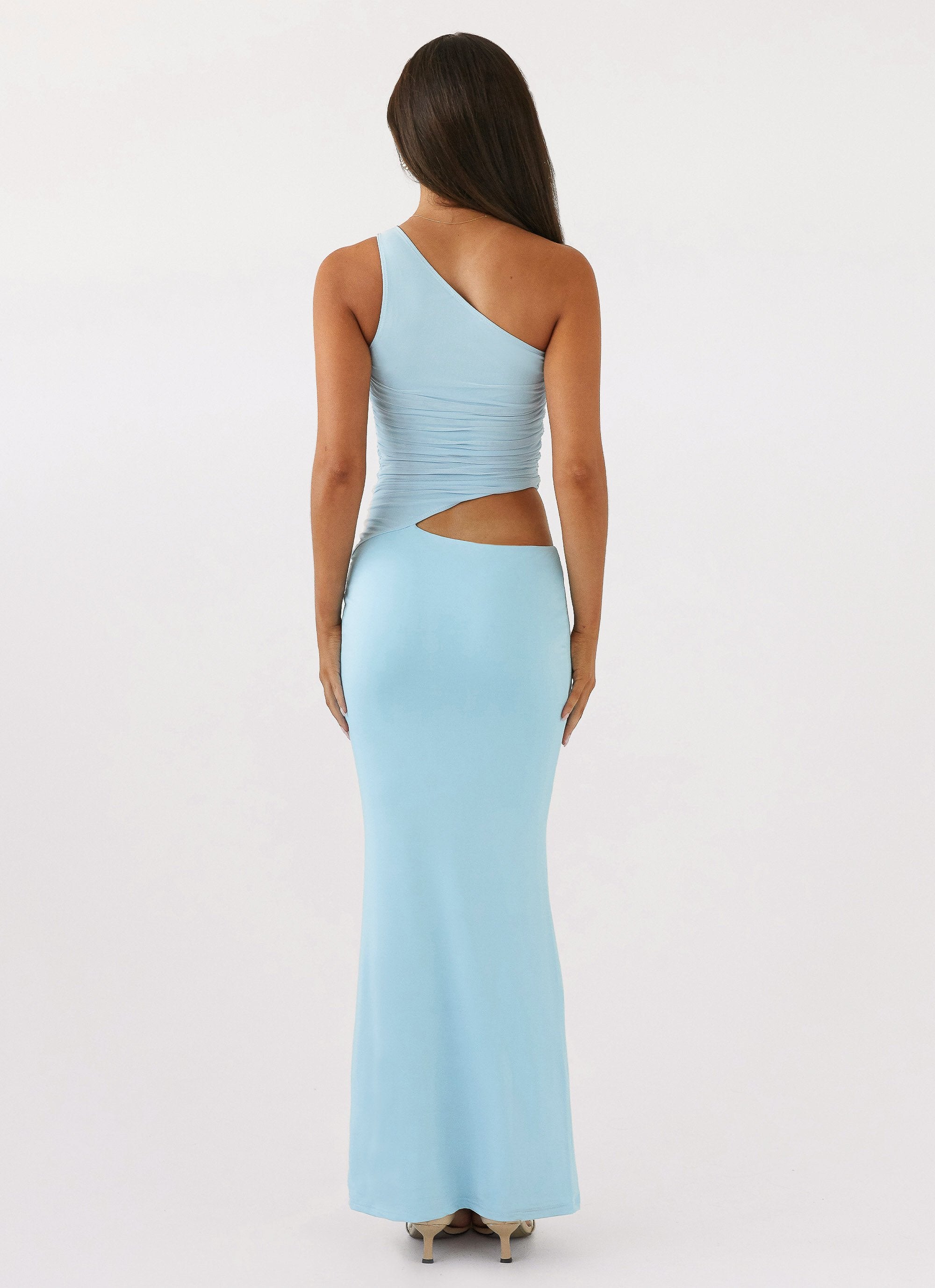 One Shoulder Maxi Dress - LOUVELLI