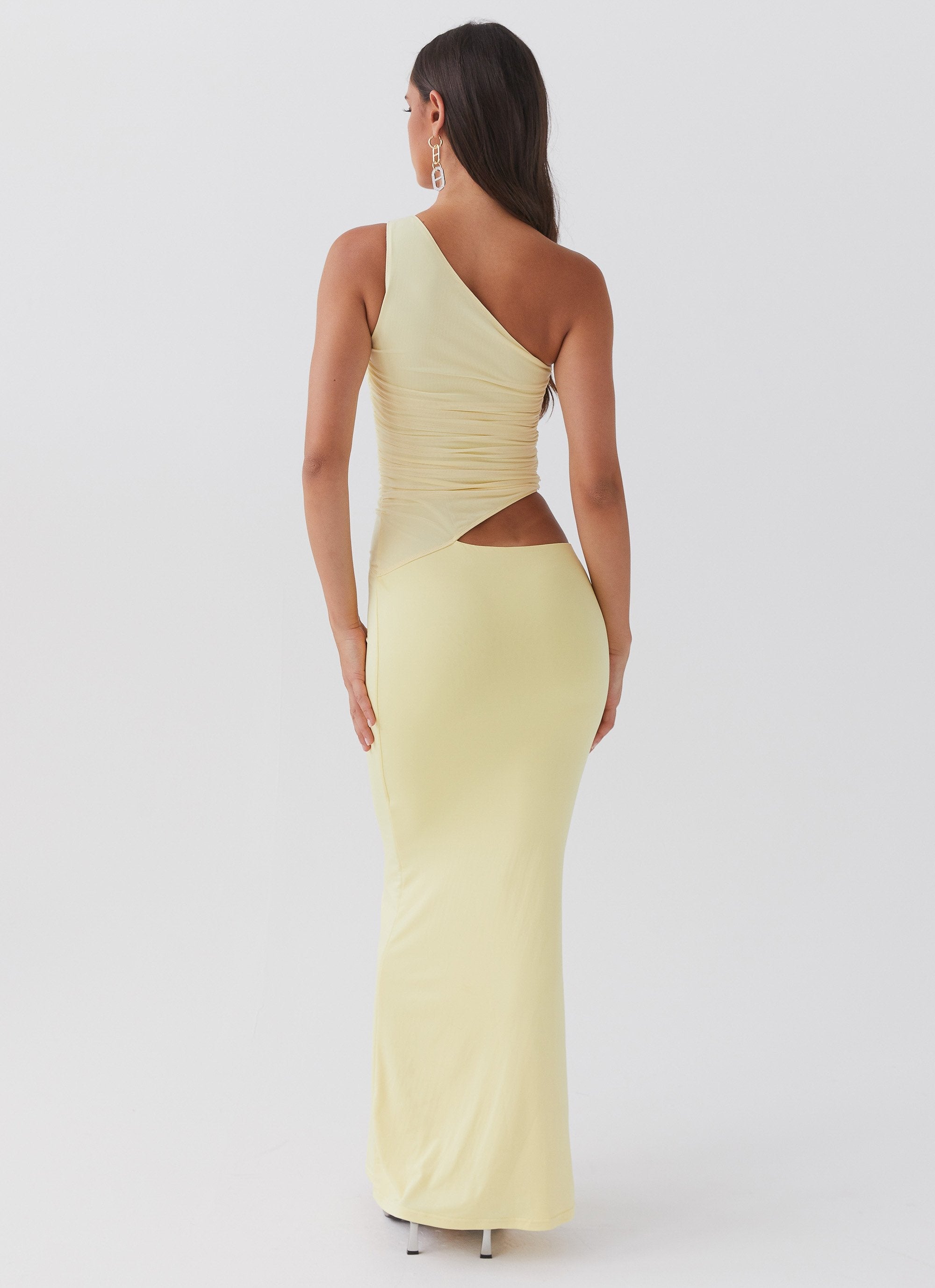 One Shoulder Maxi Dress - LOUVELLI