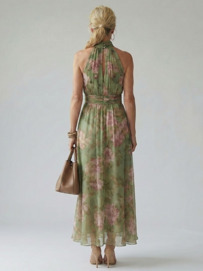 Cora | Halter Maxi Dress
