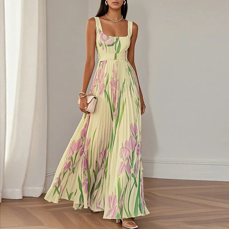 Natalie | Elegant Floral Maxi Dress