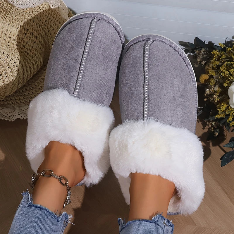 Fluffy Open Slippers - LOUVELLI