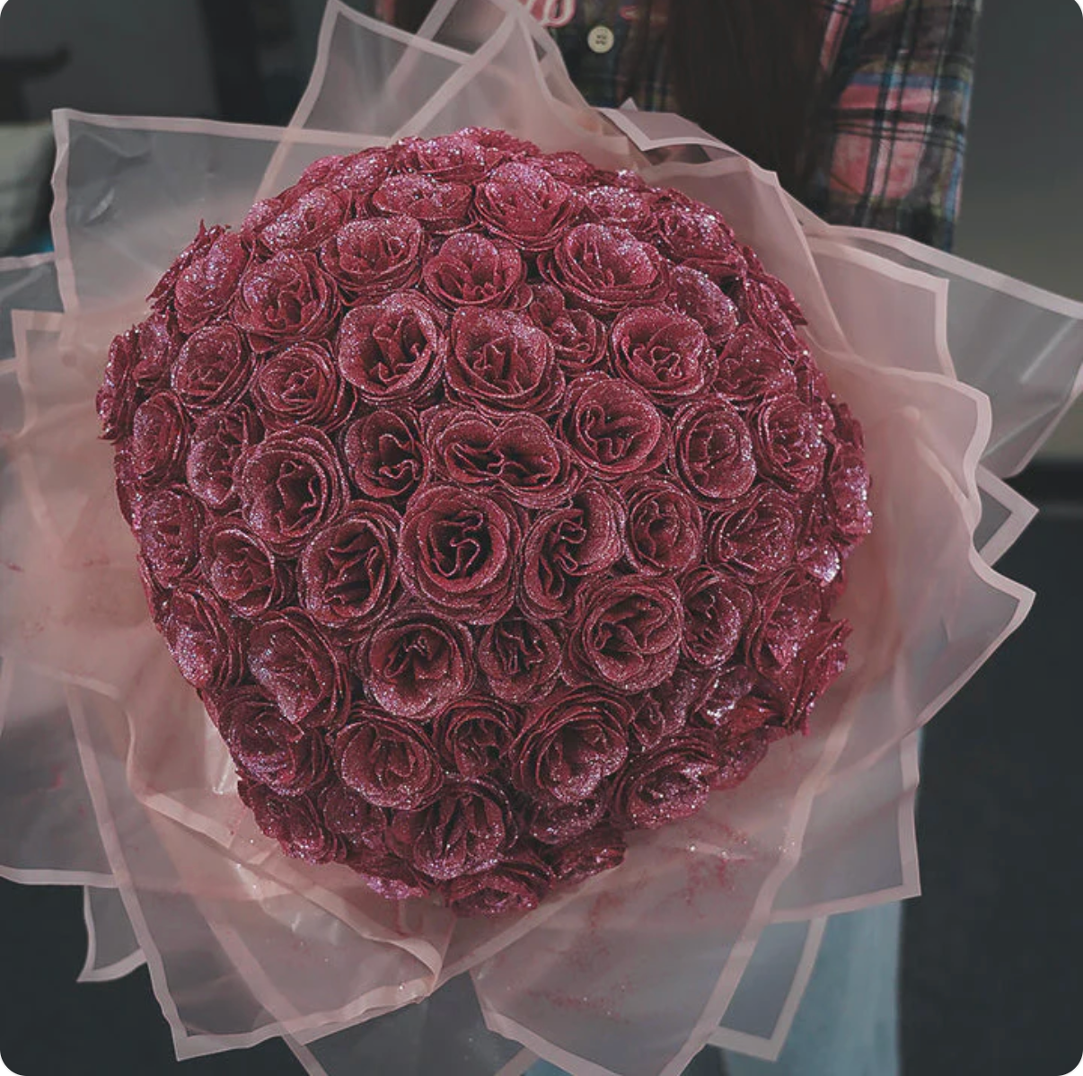 Glitter Rose Bouquet