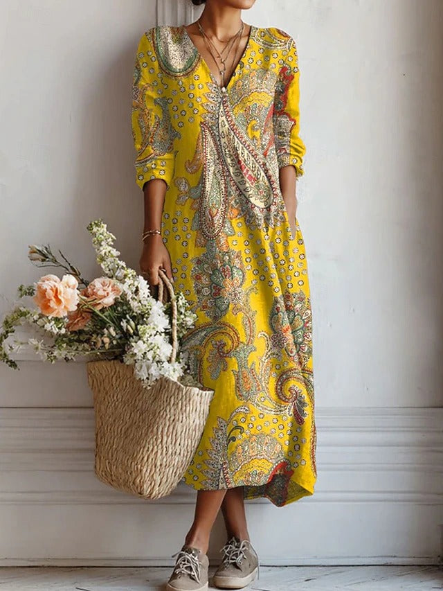 Ethnic Style Maxi Dress