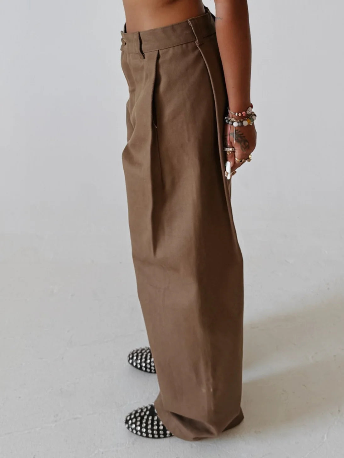 Lisa Double Pleated Trousers