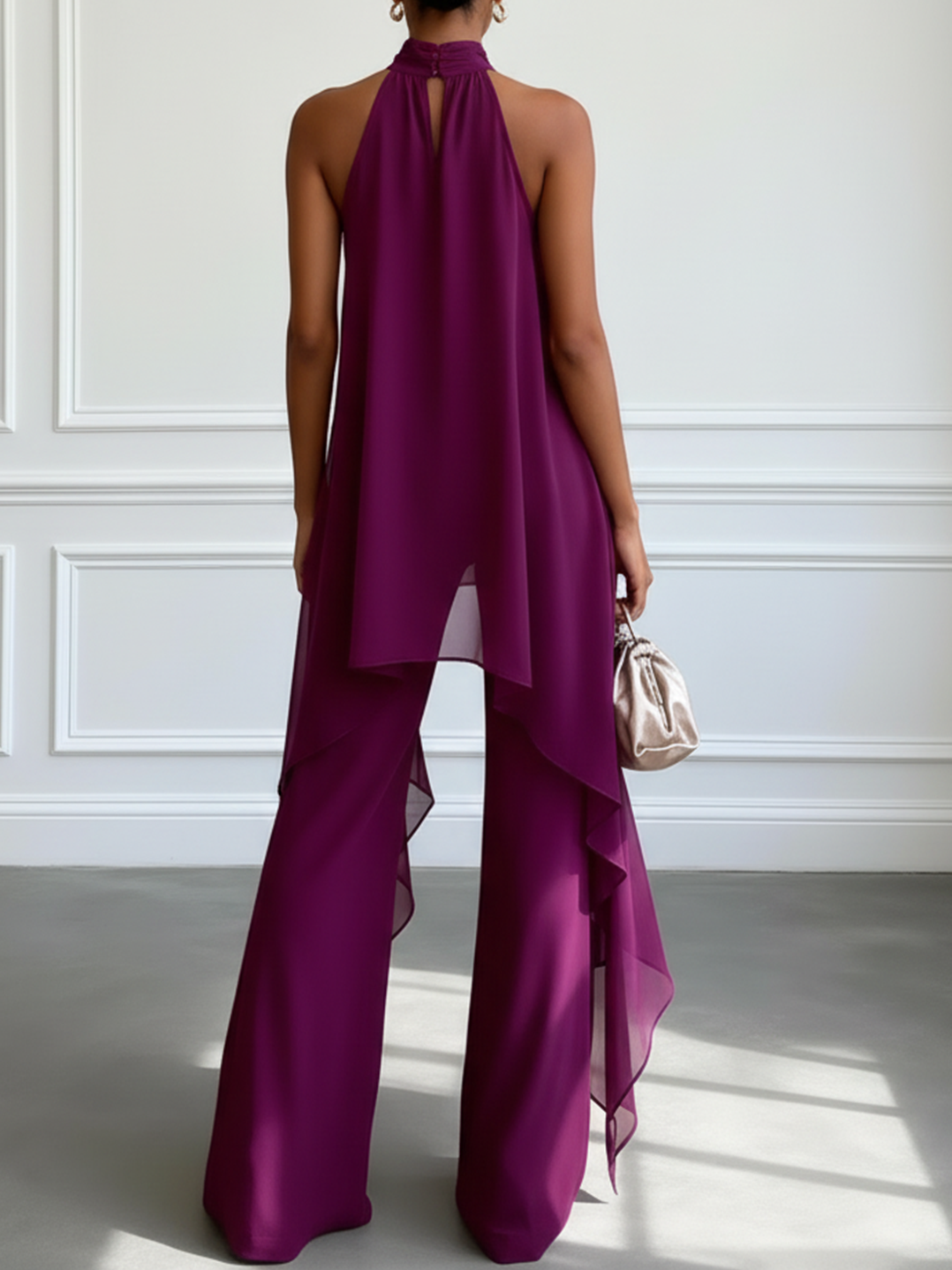 Priya | Elegant Halter Co-Ord Set