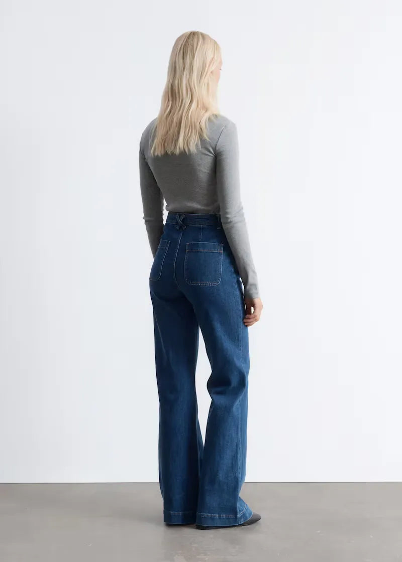 Jelena High Waisted Flared Jeans