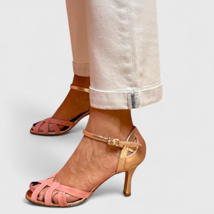 Amaya | Strappy Comfort Heels