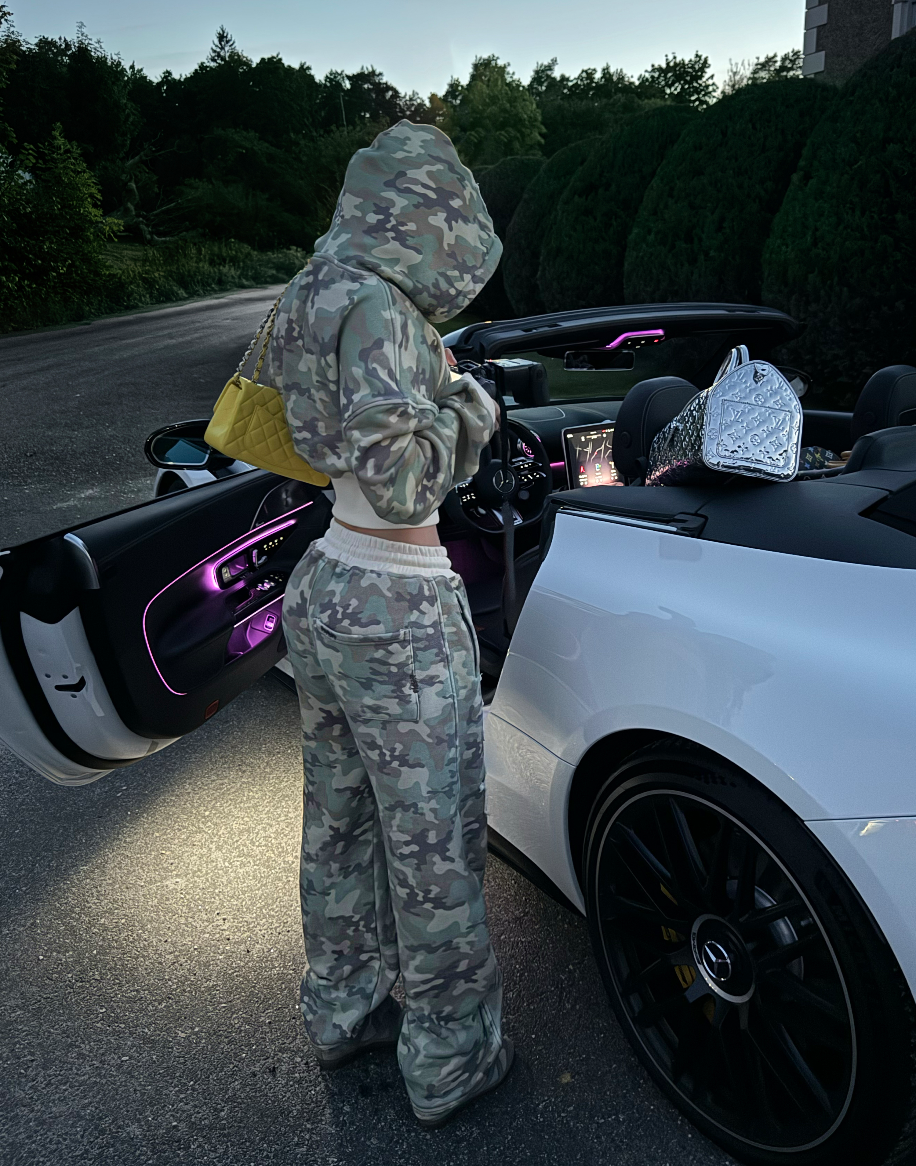 Camo Cropped Vest + FREE Baggy Sweats