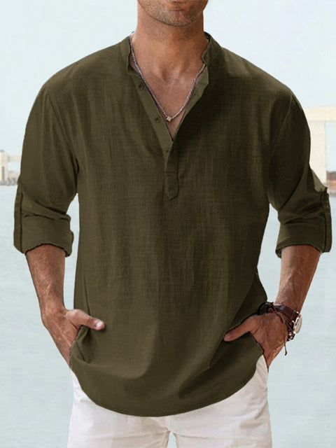 Marcus | Breathable Linen Shirt