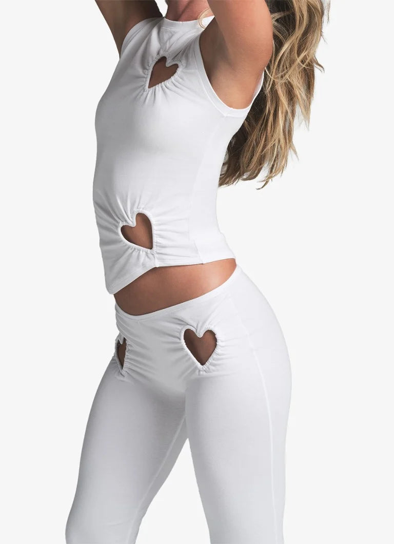 Lenora Heart Top + FREE Heart Leggings
