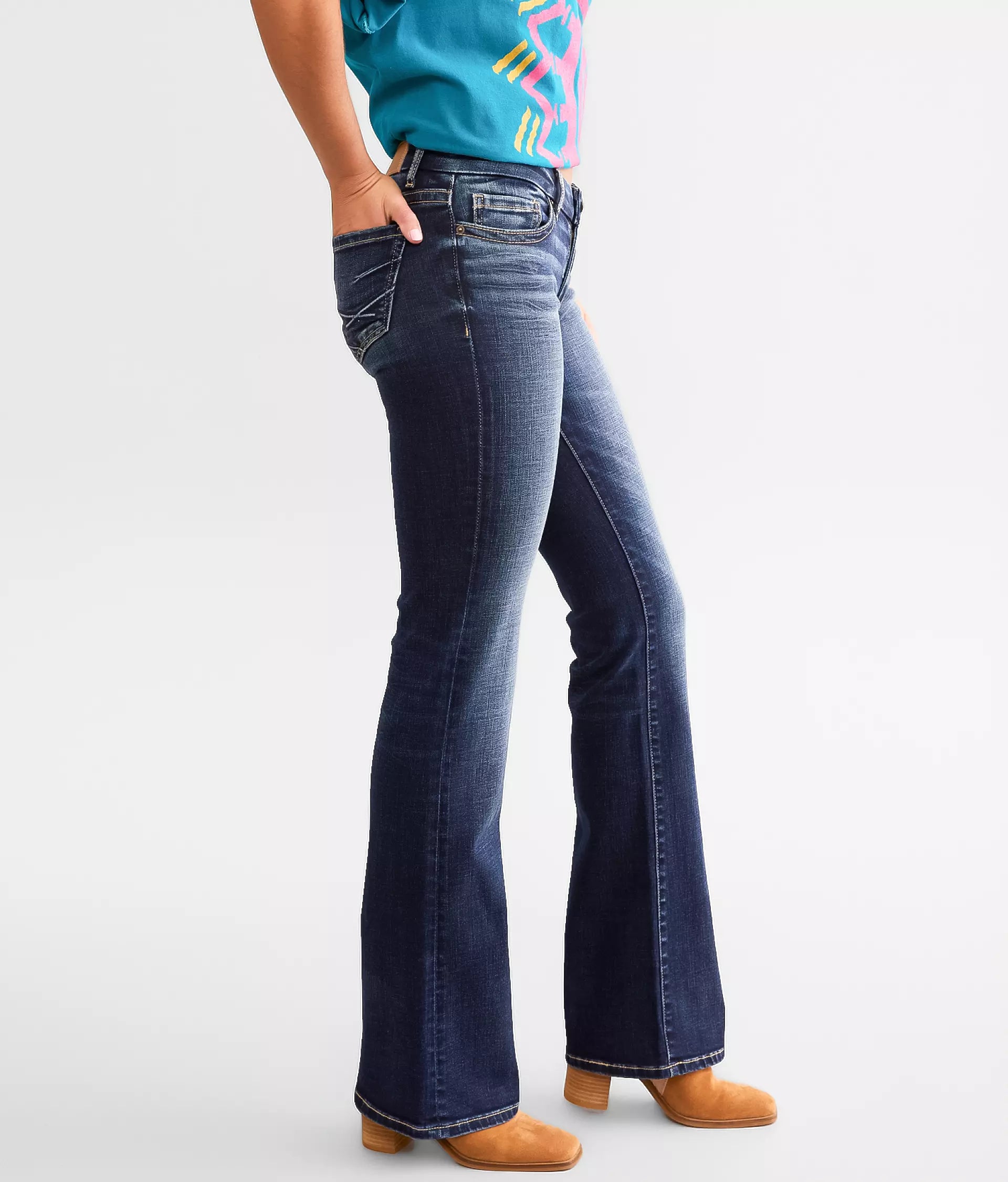 Ellie Low Rise Bootcut Jeans