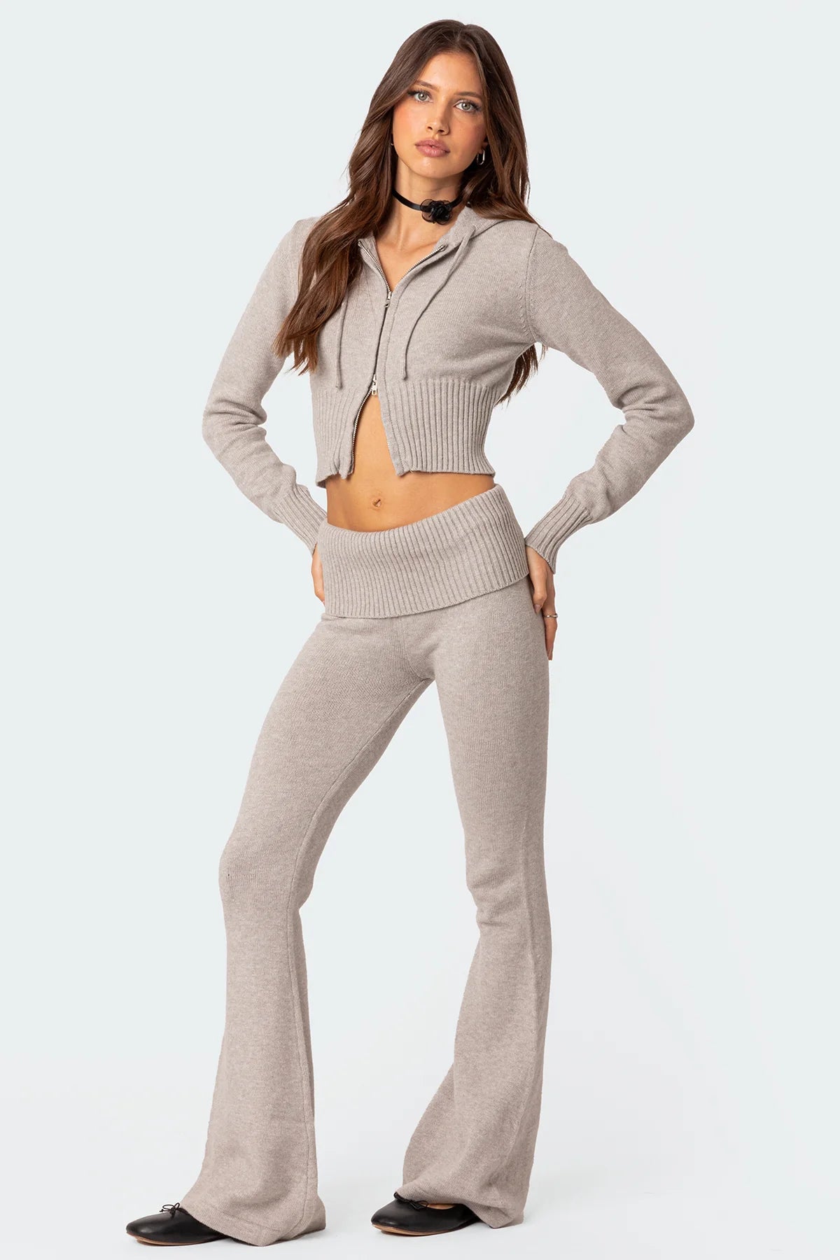 Comfert Knit Vest + FREE Flare Pants - LOUVELLI