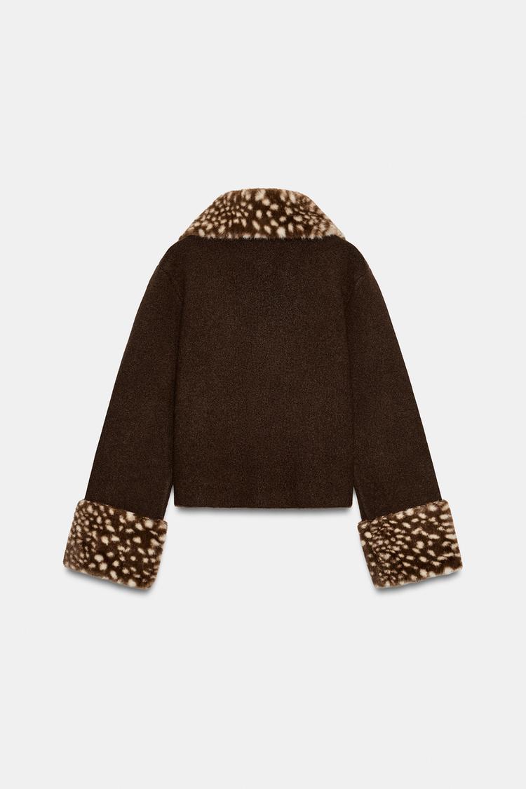 Alissa Faux Fur Cardigan
