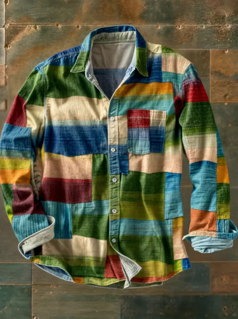 Paul | Patchwork Casual Shirt