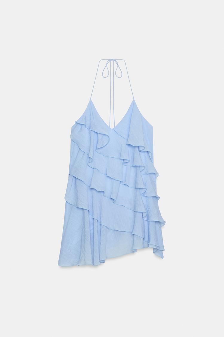 Dawn Ruffle Mini Dress