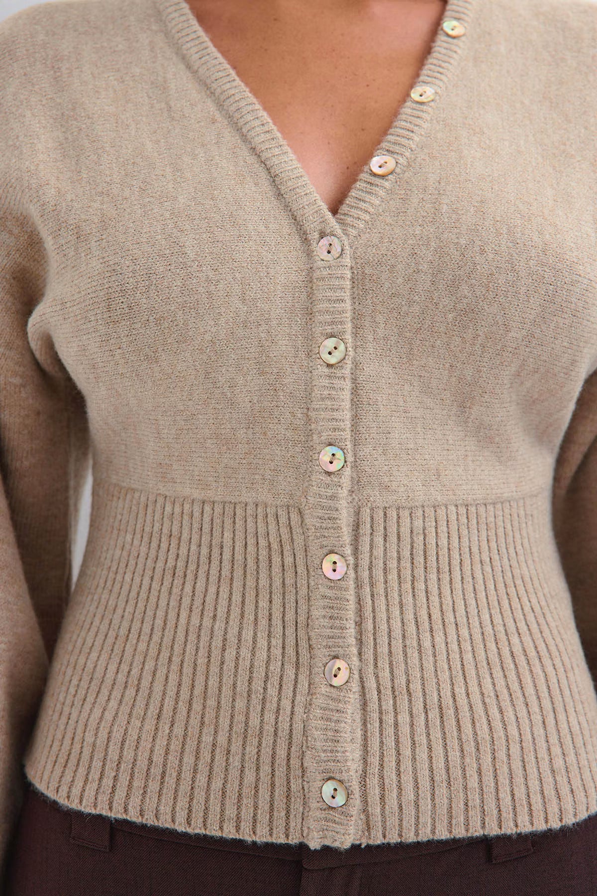 Amara Fitted Waist Cardigan