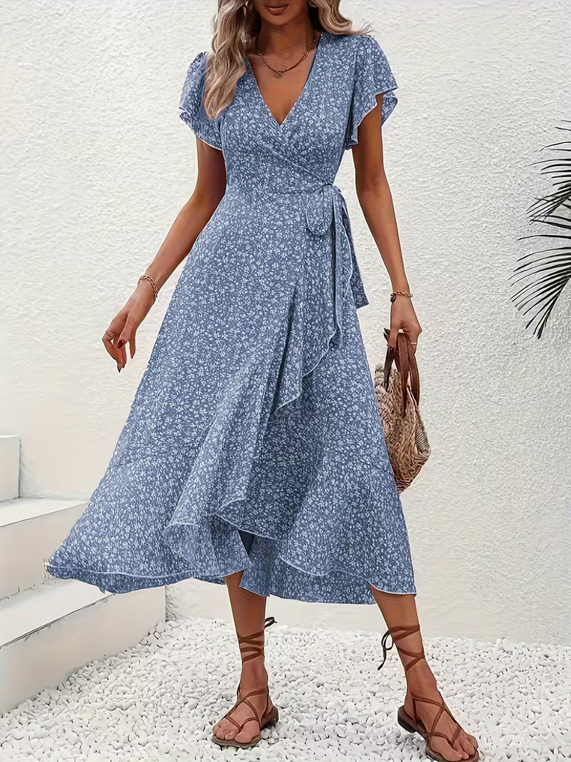 Vanessa | Tummy Covering Wrap Dress