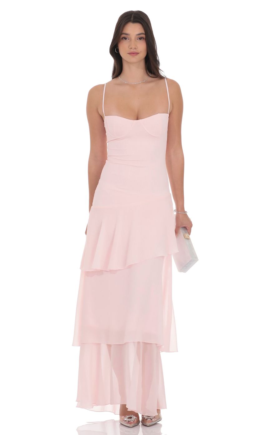Diana Ruffled Maxi Dress